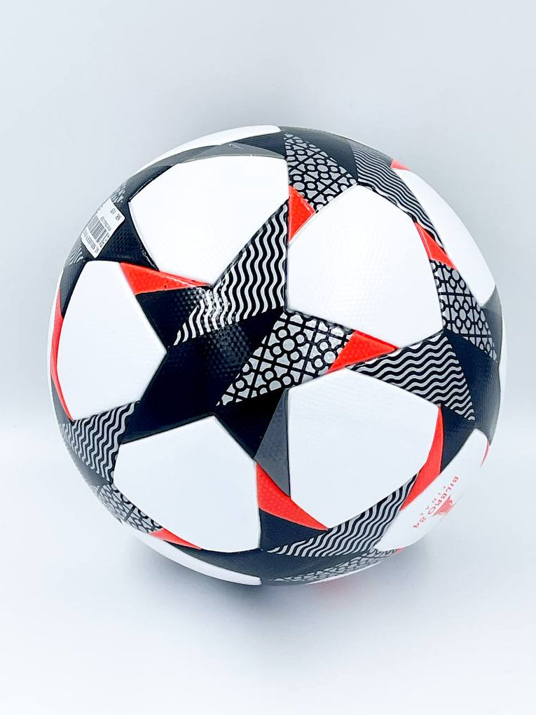 Bilbao 24 Final Football – Size 5 | Blue, Grey & Orange Star Design