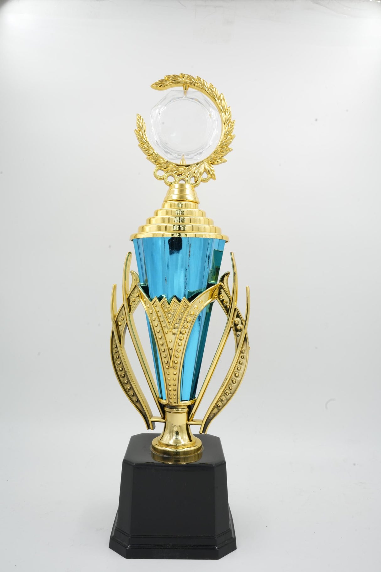 Classic Gold and Red Victory Trophy - Customizable Award for Any Event
