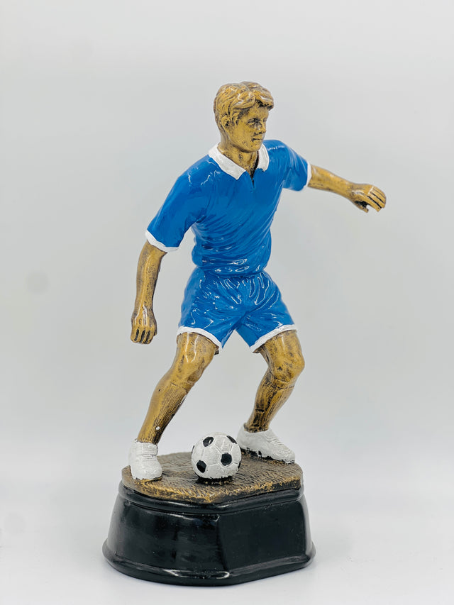 Unconventional and impactful bronze football trophy—perfect for honoring crucial saves, tackles, and defensive heroics.