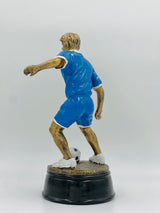 Dynamic bronze award for Best Defender, Goalkeeper of the Year, or most committed player in a football tournament.