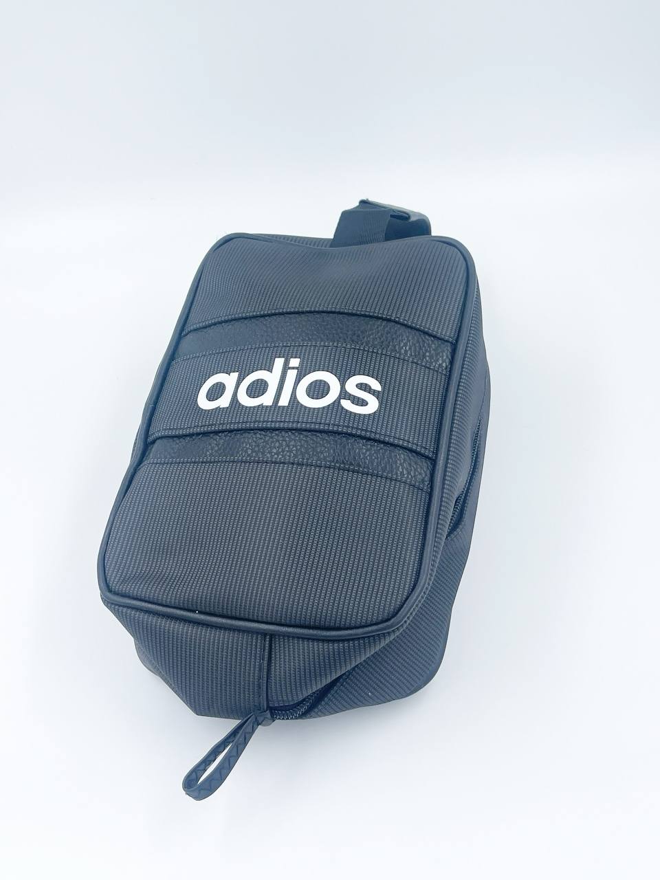 Adios Zipper Pouch – Black | Stylish & Durable Everyday Bag