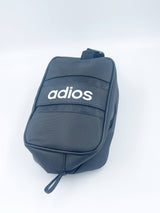 Adios Zipper Pouch – Black | Stylish & Durable Everyday Bag