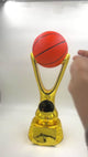 Premium Gold Basketball Trophy - Championship & MVP Award